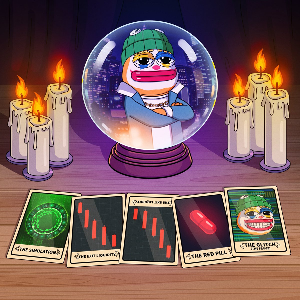 the cards are on the table.

early on, supply was in the wrong hands.
we bought it back.

pumping the chart was an option -
that’s how communities become exit liquidity.
not our move.

full context in the article ↓
x.com/69mg_dutch/sta…

phase 2 starts now.
the glitch is live