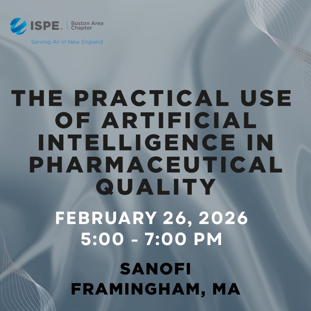 ISPE Boston Area Chapter tweet media