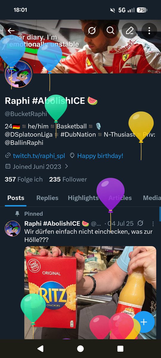 Raphi #AbolishICE 🍉 tweet media