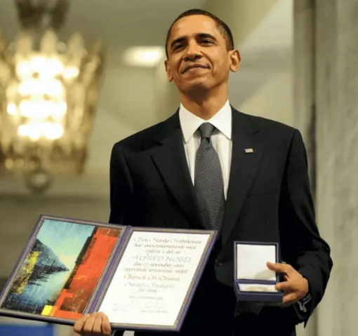 donkoclock's tweet image. Trump is obsessed with the Obamas, but money can't buy class. 

Or a Nobel Prize for that matter. 

Give me a Thumbs up 👍 and a share if you dig it 👍👍