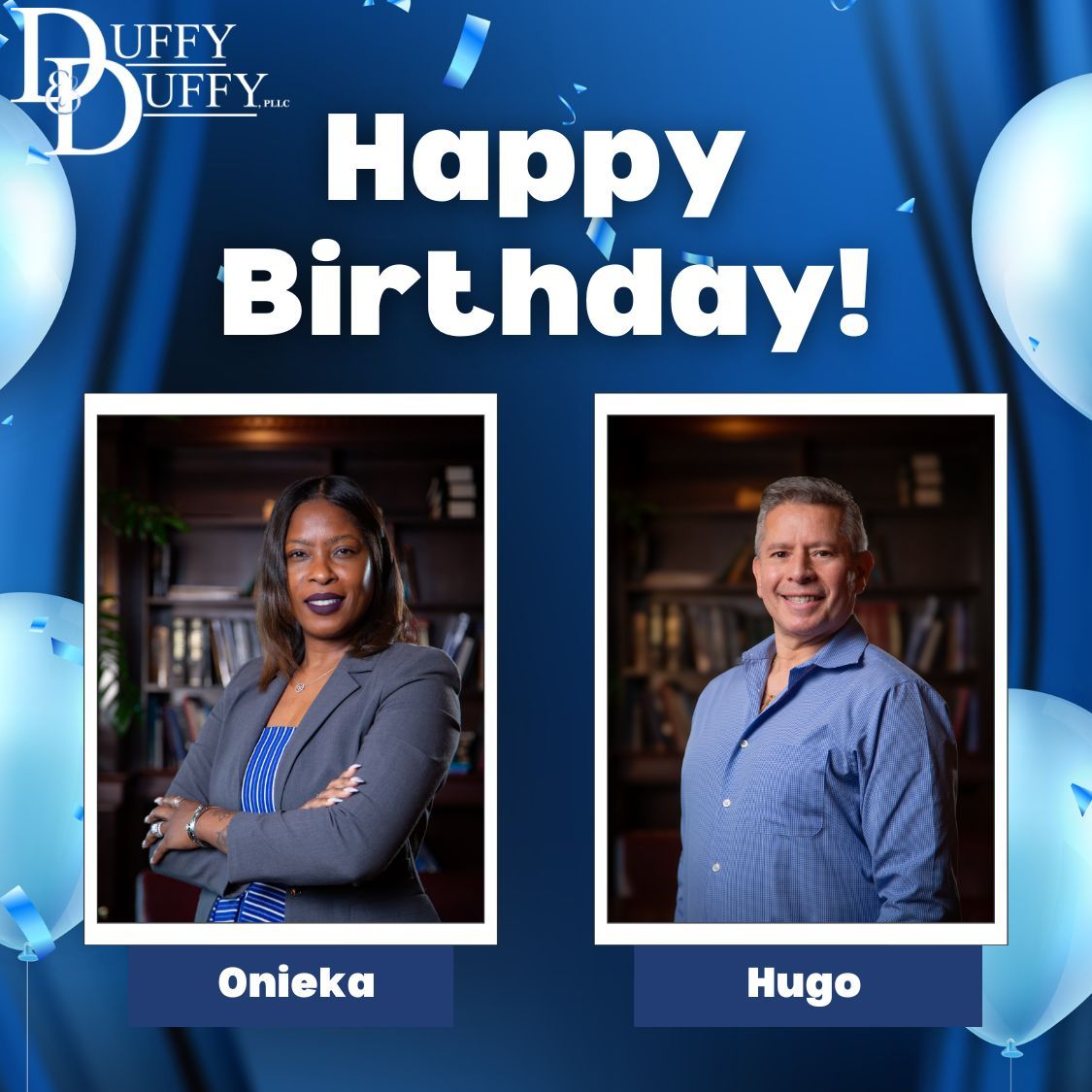 This February, we're celebrating the #birthdays of Onieka and Hugo. Their dedication and contributions mean so much to our team. Wishing each of them a fantastic year ahead!

*Attorney Advertising*

buff.ly/WaoMqEC