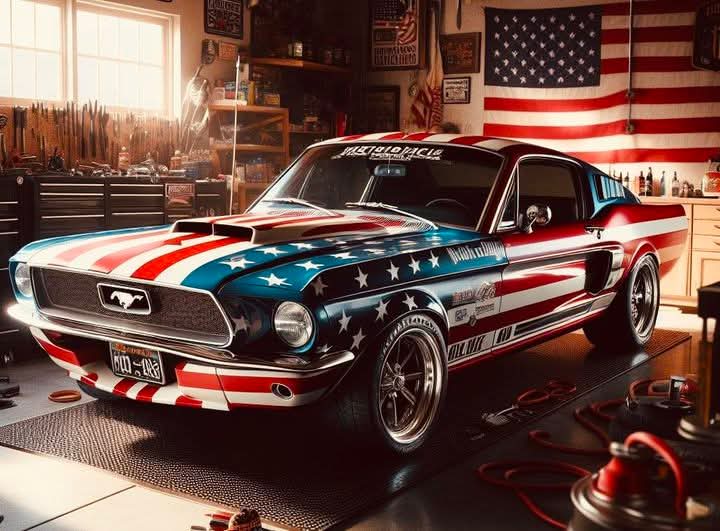 AlejandroJGarza's tweet image. Very American 🇺🇸
#FastbackFriday ✨🐎✨