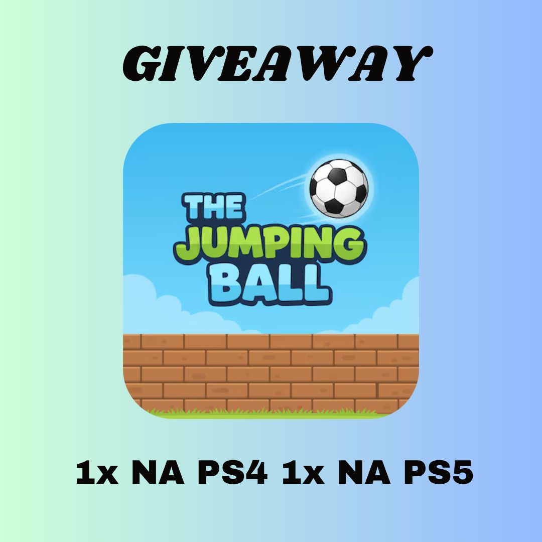 GamingInsights1's tweet image. 🎮 Giveaway The Jumping Ball 🎮 

We’re giving away: 
✨ 1x NA PS5
✨ 1x NA PS4

How to Enter:
1️⃣ Like this post 💙 
2️⃣ Retweet ♻️ 
3️⃣ Follow: 
4️⃣ Comment  a Gif! 
  - @GAMWAREDUTCH
  - @GamingInsights1
  - @ELANTRIgames

Winners Announced 02/08/26

#ElantriGames #Sony #NA #Plat