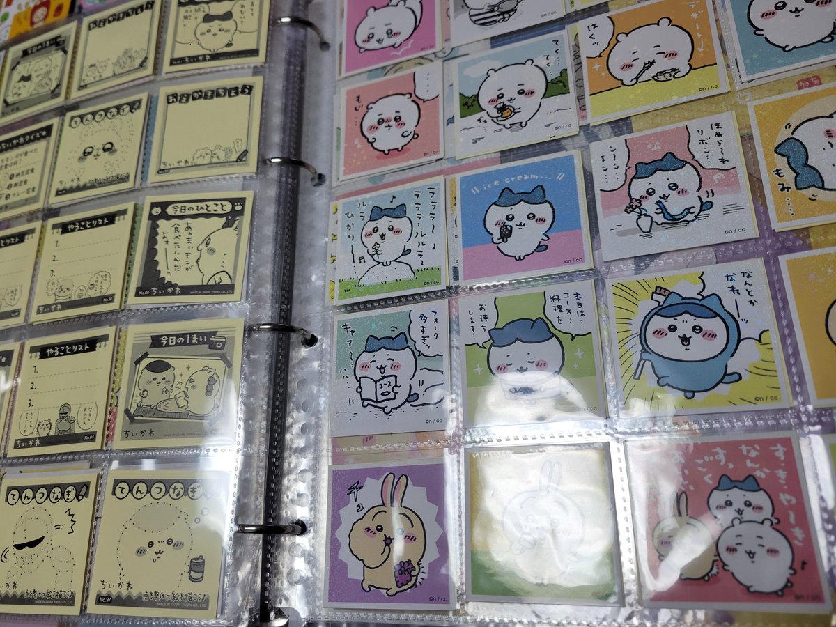 nirvana0128's tweet photo. 【お礼】
ちいかわ 
あつめてシールガムNo1-100
シールコレクションNo1-50

上記を連番でコンプする事が出来ました。交換して頂きました皆様本当に有難う御座います。 https://t.co/jQpCYaIc3r