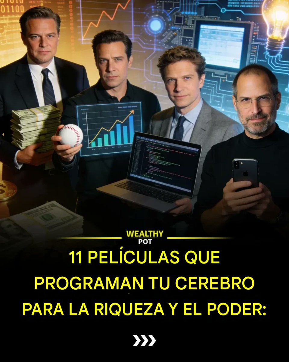 davidasesorbm's tweet photo. 11 películas que programan tu cerebro para la riqueza y el poder.

🧵 https://t.co/XvYFAu4D2q