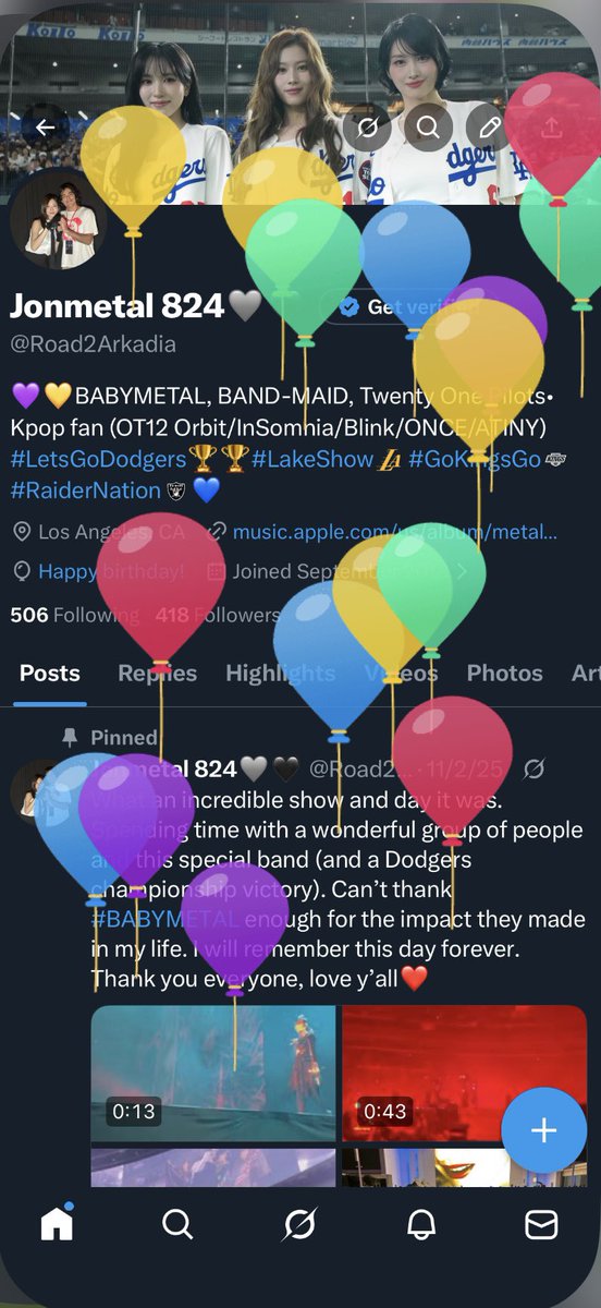 Jonmetal 824💜💛 tweet media