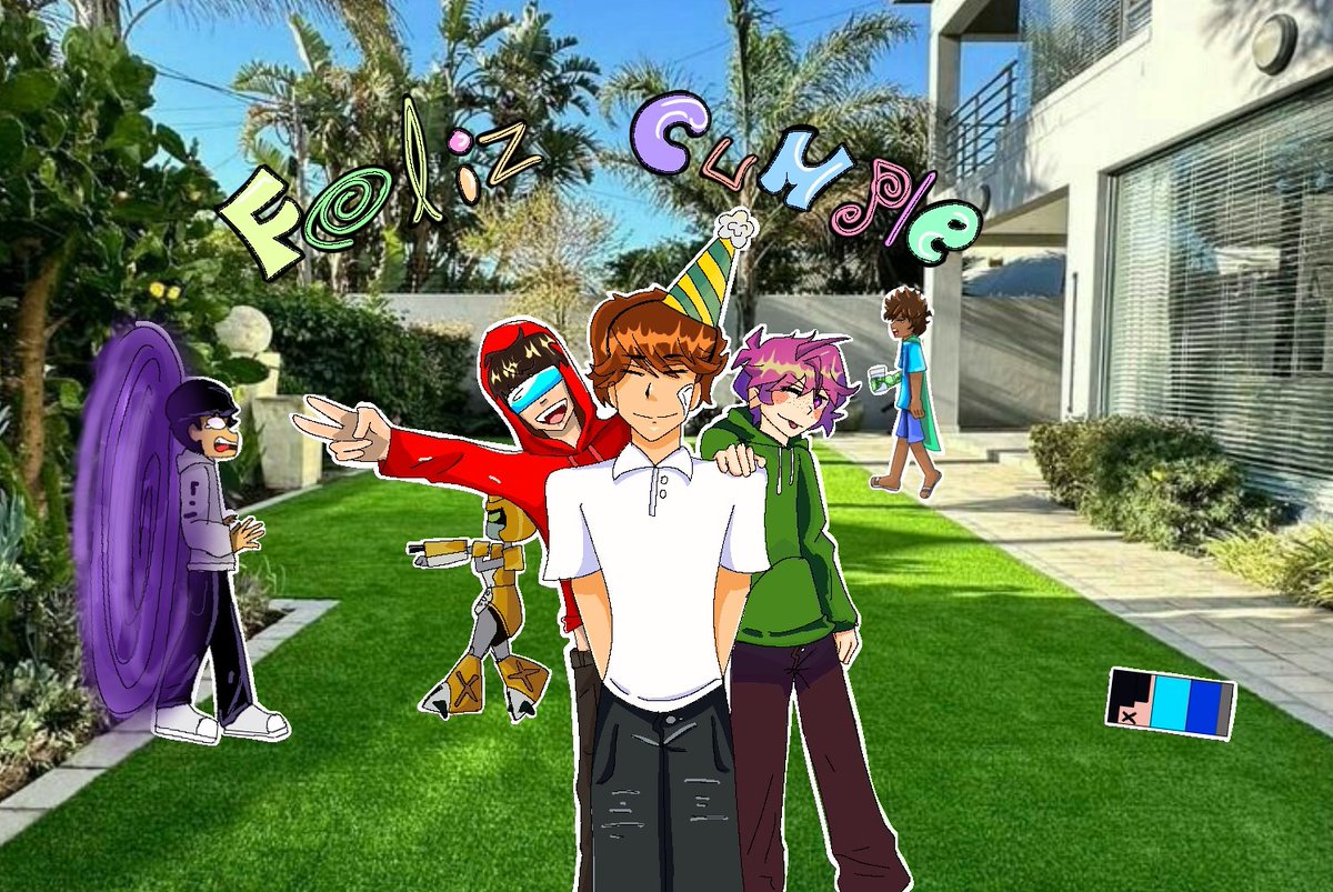 FELIZ CUMPLEAÑOS PALMITA, FELICES 60 AÑOS 🙌😭 NO CRESCAZ MÁS POR FAVOR, NO KIERO QUE MUERAS, espero te la pases muy bien hoy, gracias por estos 4 años de felicidad que me has dado ;) te kiero muxo
#fanartpalmita