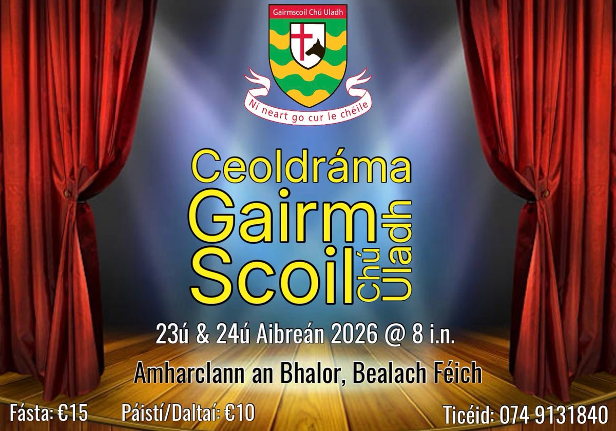 Gairmscoil Chú Uladh tweet media