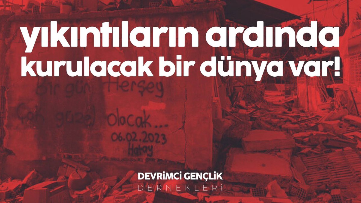 Depremde yıkılanları toparlamakla geçirdiğimiz üç yıllık süreçte bile rant politikalarını sürdürmeye devam eden AKP, halkın can güvenliği için hâlâ en büyük tehdittir.

Canımızın malımızdan daha kıymetli sayıldığı bir düzeni inşa edene kadar insanca yaşam mücadelemiz sürecek!

Bu