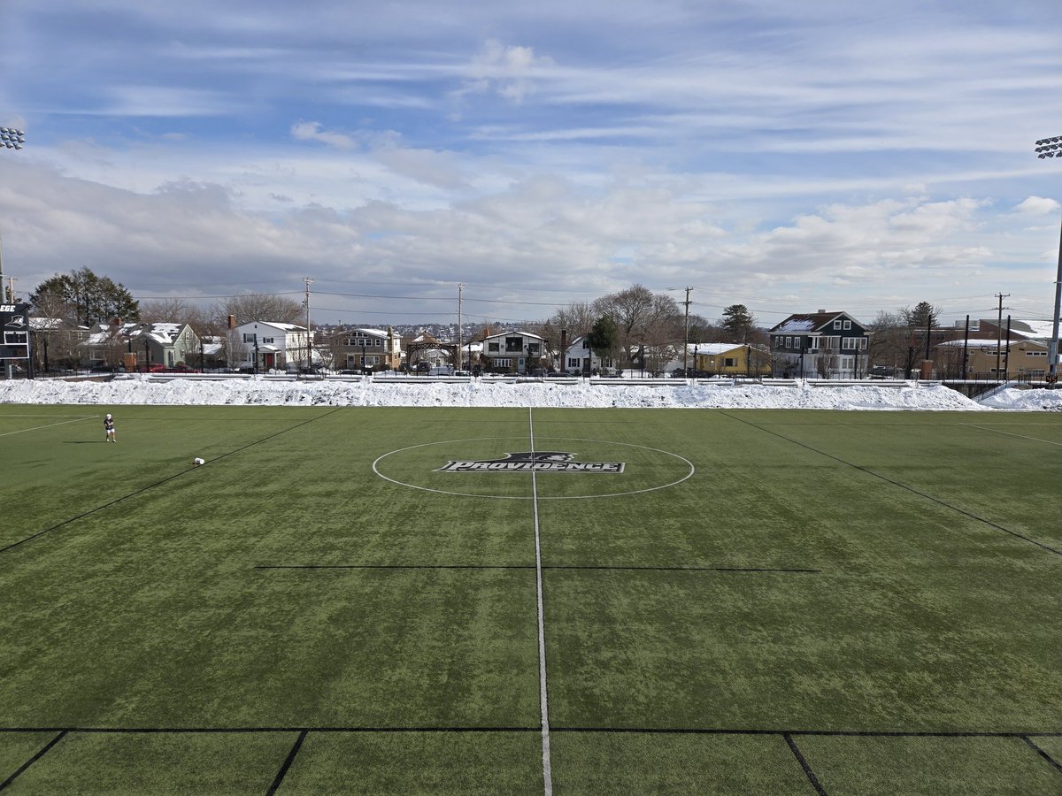 It doesn't look like spring but its lacrosse season! On the call today for <a href="/PCFriarsLax/">Providence Lacrosse</a> on Friars Live at 2pm!