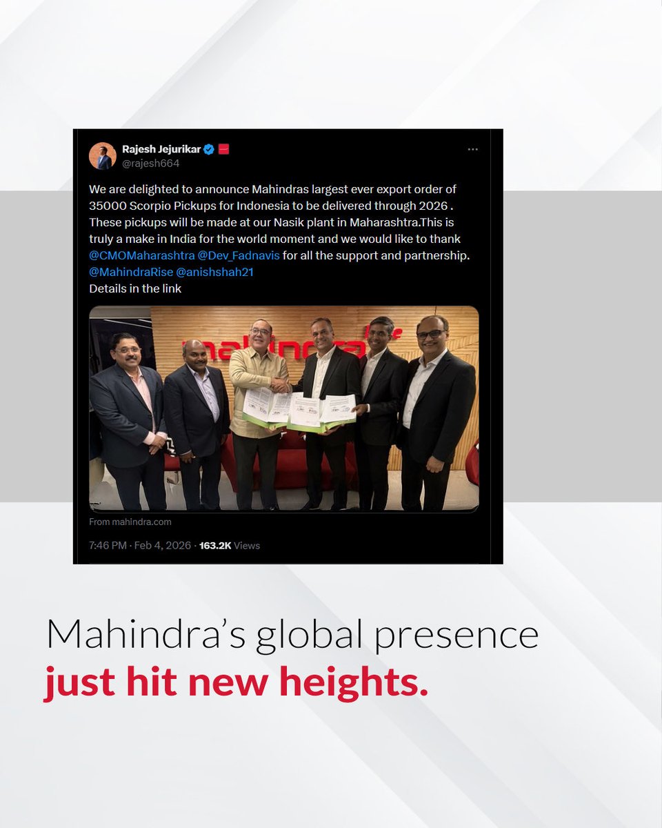 Mahindra Auto Global tweet media