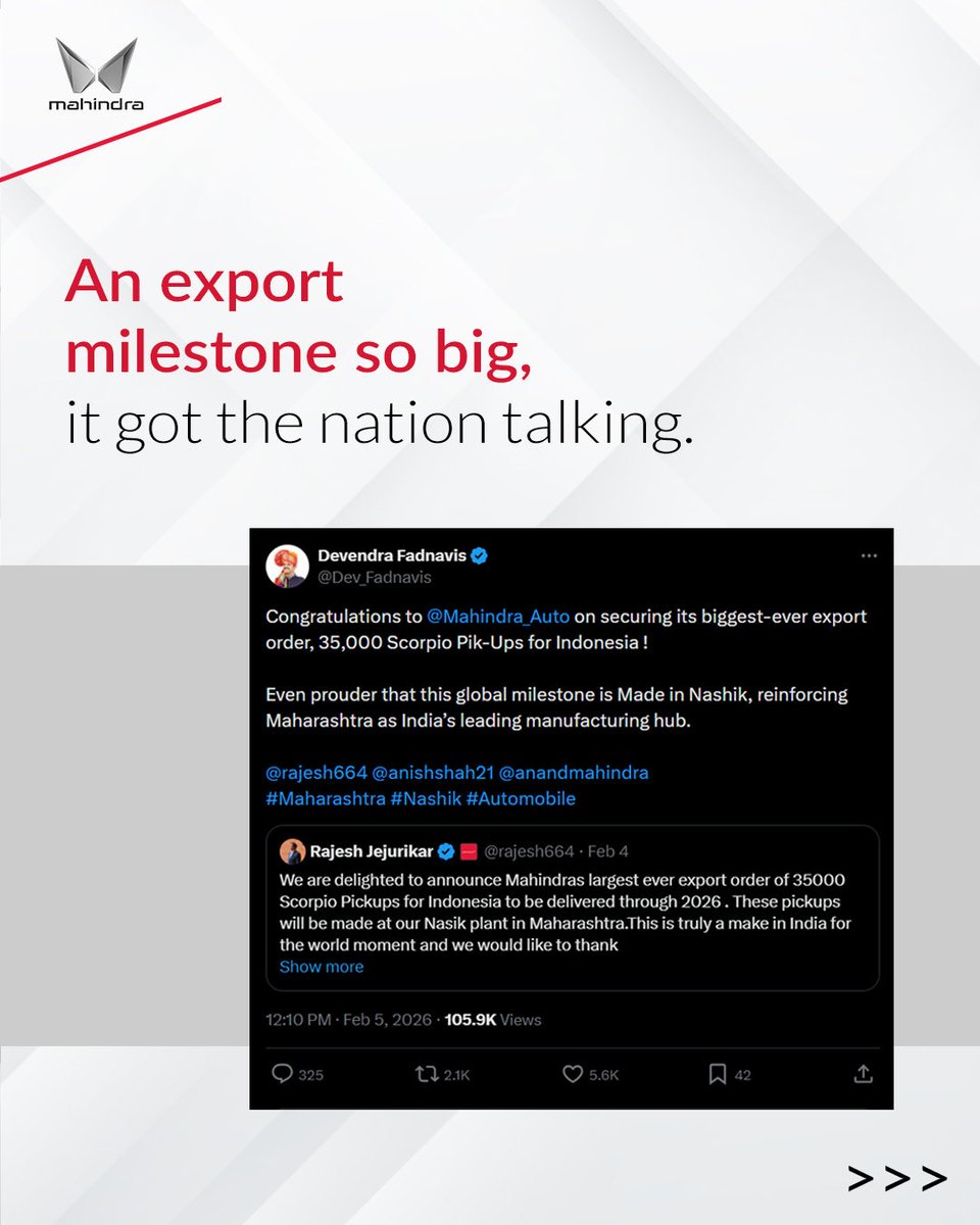 Mahindra Auto Global tweet media