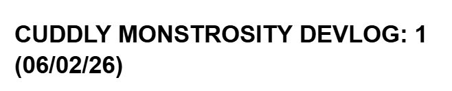 FNF: Cuddly Monstrosity tweet media