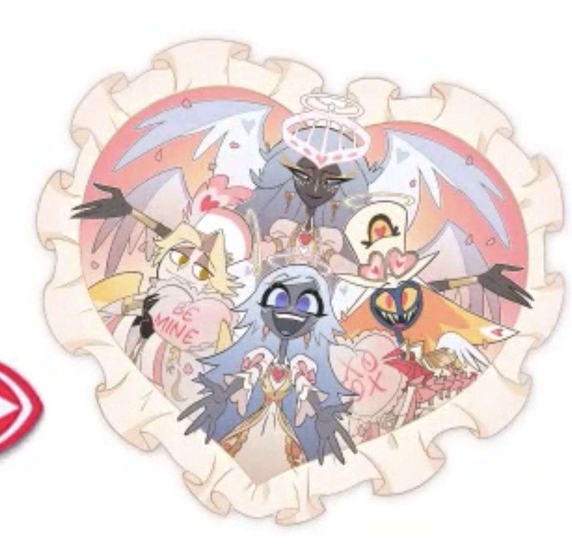 Cqraaa's tweet photo. THE VALNETINES DAY STUFF IS SO CUTR OMG WERE GETTING STANDEES WHUHEHEHEHEH https://t.co/OfZP7USf10