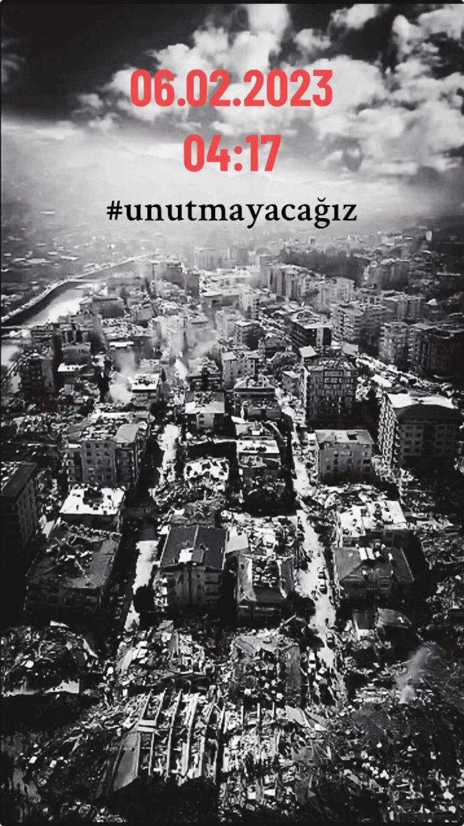 ozylbz's tweet photo. “Asrın felaketi” olarak hafızalara kazınan 6 Şubat depreminde hayatını kaybedenleri  rahmetle anıyor,yakınlarına başsağlığı ve sabırlar diliyorum.
Allah,ülkemize bir daha böyle acılar yaşatmasın, ülkemizi ve milletimizi her türlü afetten korusun.🇹🇷
#6Subat2023Depremi
#unutamayız https://t.co/eq3gXyqEnf