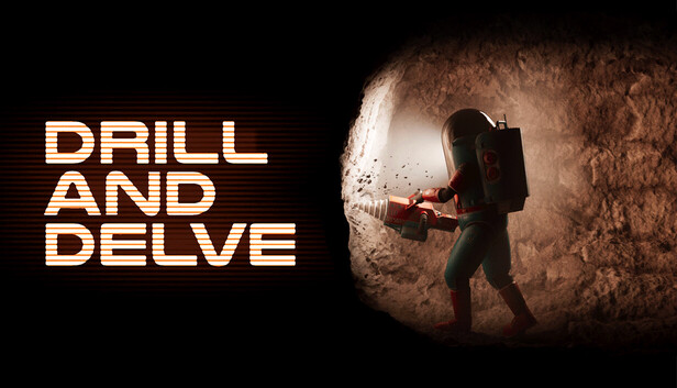 Excited to check out Drill and Delve by <a href="/noone_studio/">noOne.studio</a> !  It seems like a really cool survival mining game with a great atmosphere. The demo alone has 4-8 hours of free content 👀 Go check it out on Steam now!