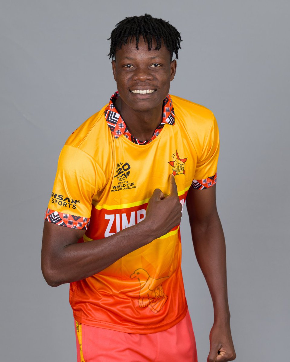 ICC's tweet photo. Zimbabwe are geared up for a return to the Men’s #T20WorldCup 💪

Watch the Chevrons in action at the tournament, starting February 7 ⚡

Pic 1- Sikandar Raza (C)
Pic 2- Brian Bennett
Pic 3- Blessing Muzarabani
Pic 4- Graeme Cremer https://t.co/X0F9Xktbva