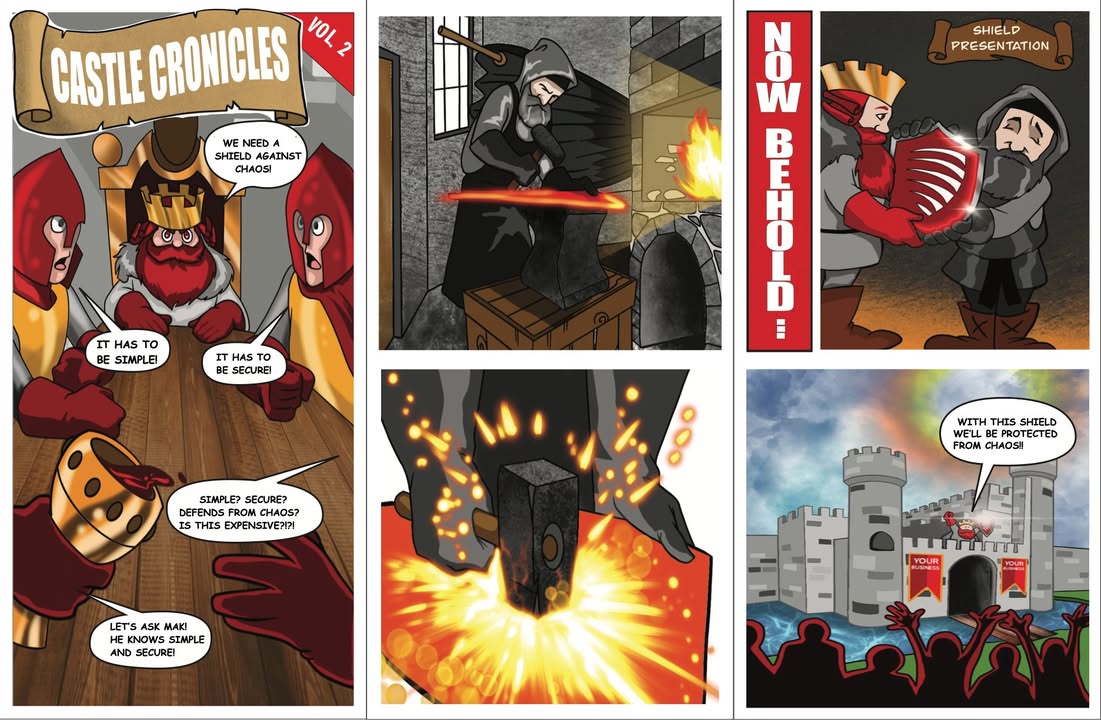 📚✨ BCP made fun!
Week 2 of the KingsBridge Castle Chronicles comic strip is live—learn why simple &amp; secure always wins. 🏰
#KISSBCP #businesscontinuity #bcp