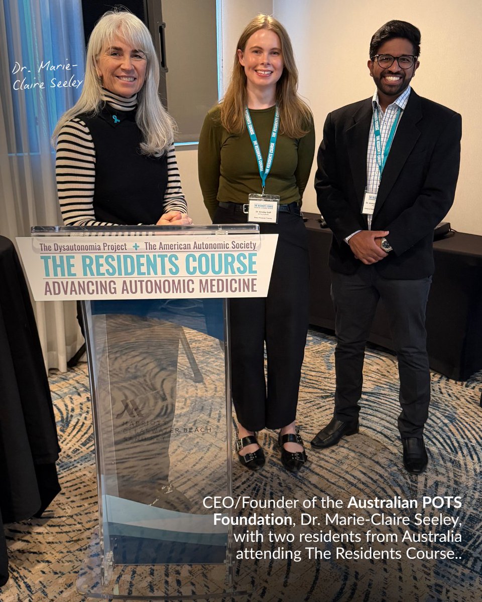 dys_project's tweet photo. Educating doctors. Expanding the future of autonomic care.
Grateful for the residents, faculty, and partners who made The Residents Course possible. This is how change begins. #dysautonomia #POTS #medicaltraining #autonomicdysfunction https://t.co/axZvjD3GXh