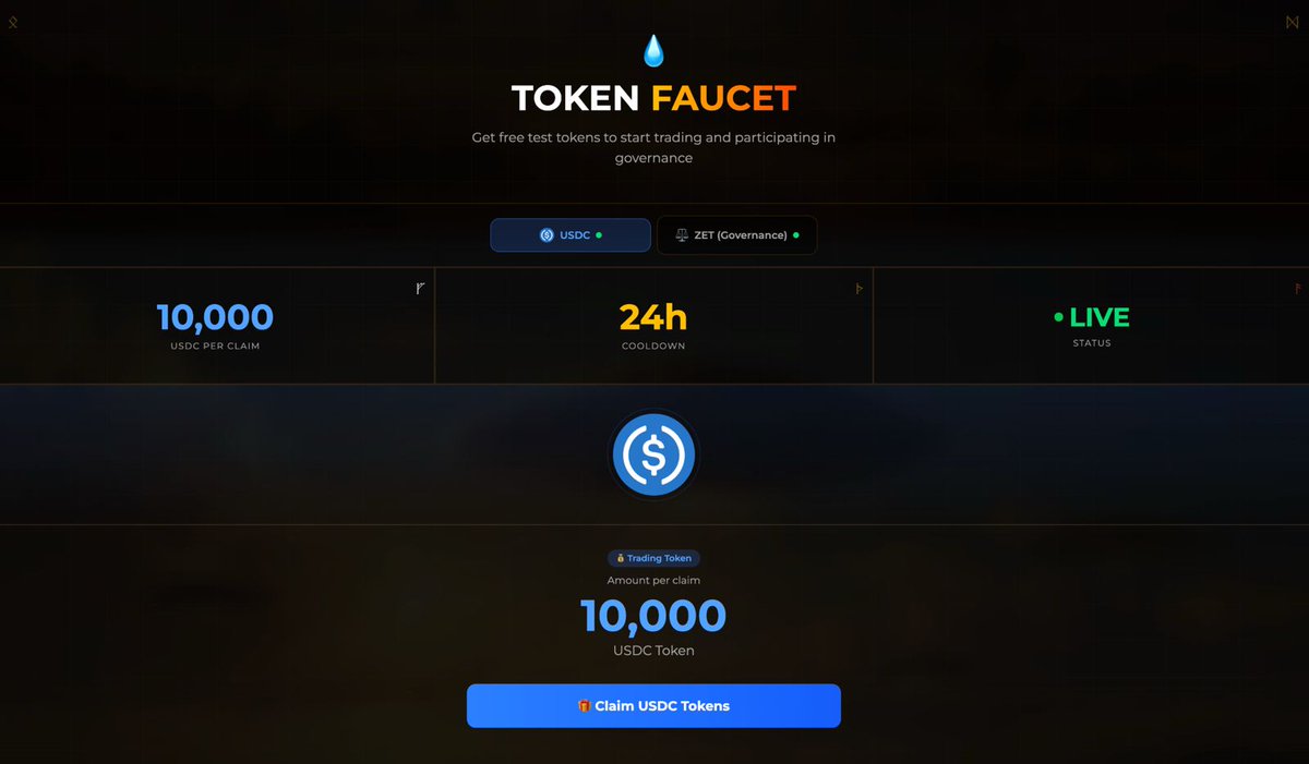 <a href="/USDC/">USDC</a> <a href="/Polymarket/">Polymarket</a> Zetarium Prediction Market orientations are currently ongoing. Can you request 10,000 <a href="/USDC/">USDC</a>  (Faucet) and proceed?  👇

prediction.zetarium.world