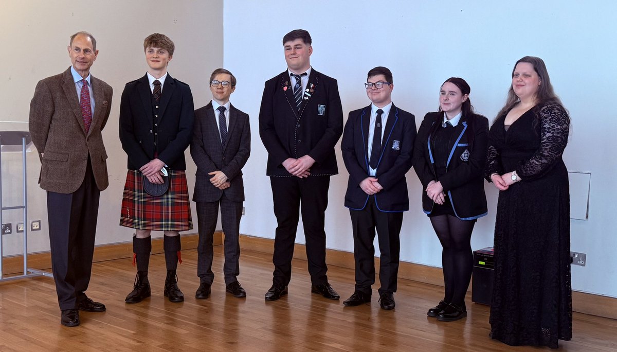SCHDrama's tweet photo. What a proud afternoon for St Columba’s Drama! Our incredible Sarah was asked to perform a monologue &amp; our very own Mrs Mitchell was honoured to compère the @InverclydeFest concert for HRH Duke of Edinburgh at The Beacon. 🎭 https://t.co/1n52jDCSuF
