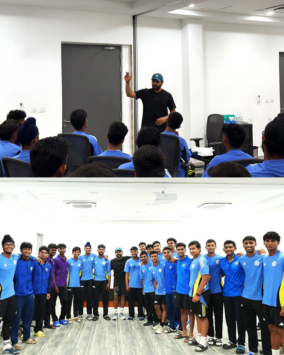 Team45Ro's tweet photo. From dreams to glory — India are Under-19 World Cup Champions 🇮🇳🏆 https://t.co/vHGrA4blLF