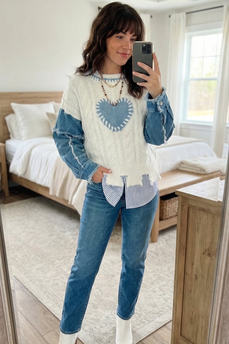 HangnwithHaley's tweet photo. Boho Vintage Heart Patchwork Sweater
Grab Here: https://t.co/q3sbZ2yl9I

#bohosweater #bohochicstyle #vintagefashionstyle #PatchworkDesign #cuteoutfits @SHEIN_Official https://t.co/BSywYELxsO