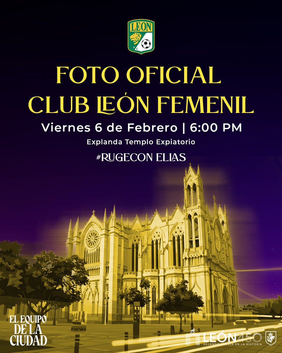 clubleonfemenil's tweet photo. ¡NOS VEMOS ESTA TARDE!
Nuestra foto oficial será en la Plaza Expiatorio.
#RugeConEllas 💚 https://t.co/KtJwXBbgou