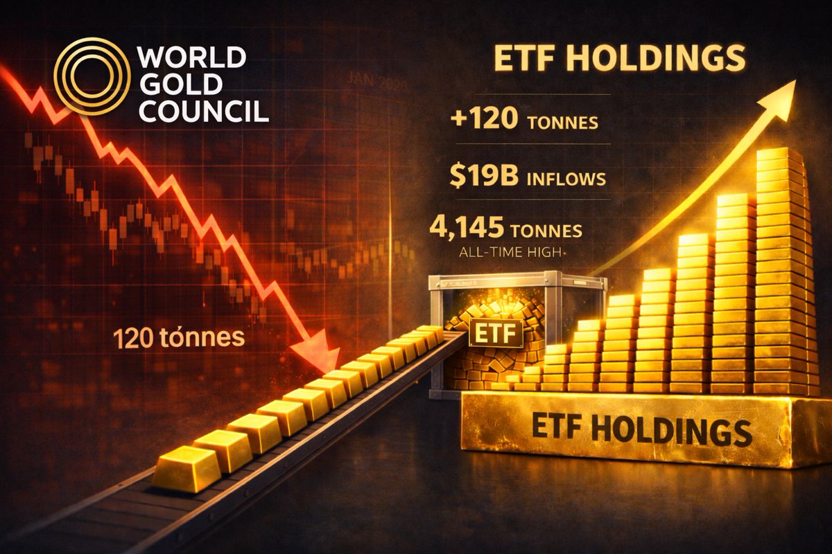#Gold’s precipitous price drop didn’t spook ETF investors - World Gold Council

Despite the significant selling pressure on the final trading day of  January, the first month of 2026 started off on a strong note, with  robust investment demand in gold-backed exchange-traded