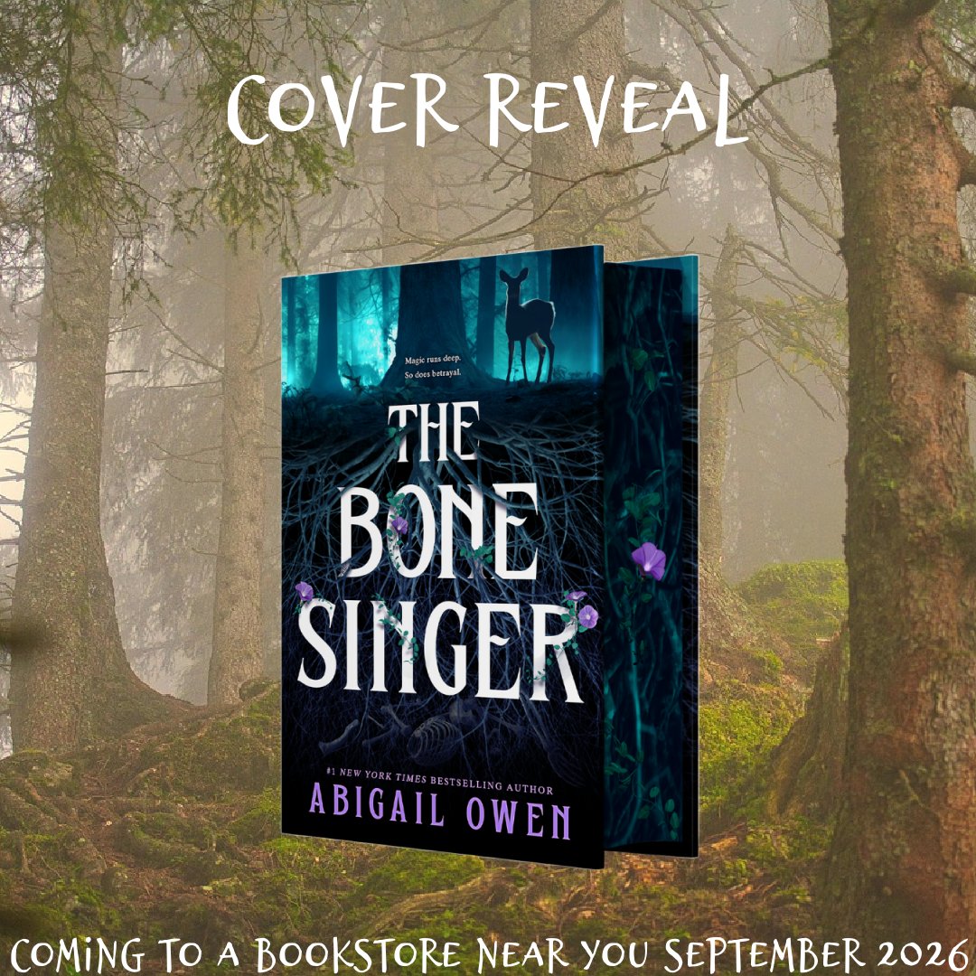 moohnshine's tweet image. 👻💀COVER REVEAL 👻💀
THE BONE SINGER
#1 NYT bestseller Abigail Owen delivers The Bone Singer—Riverdale meets The Craft in a town where secrets don’t stay buried and the dead won’t stay quiet.
PREORDER NOW 👻💀 geni.us/thebonesinger
@EntangledTeen #CoverReveal