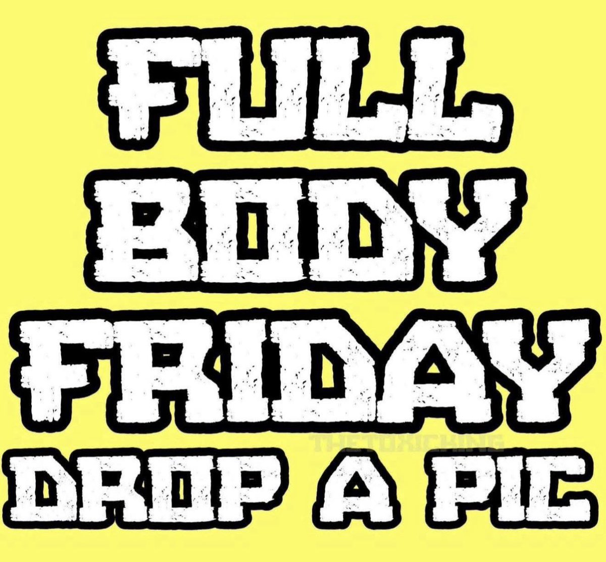 Full Body Friday 💛 Check in ⬇️⬇️⬇️