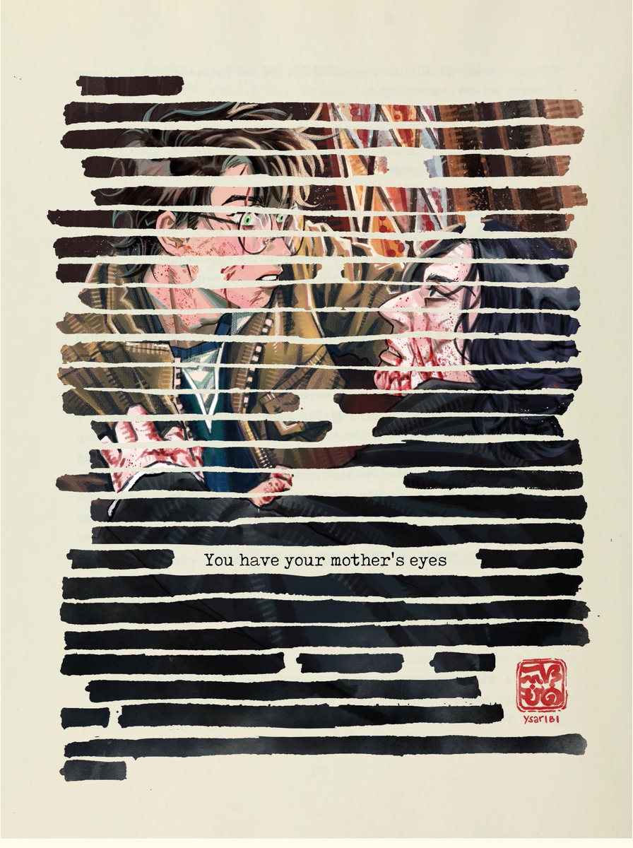 "You have your mother's eyes" 

#sshp #snarry  or #severitus if you want ⚡️🦇