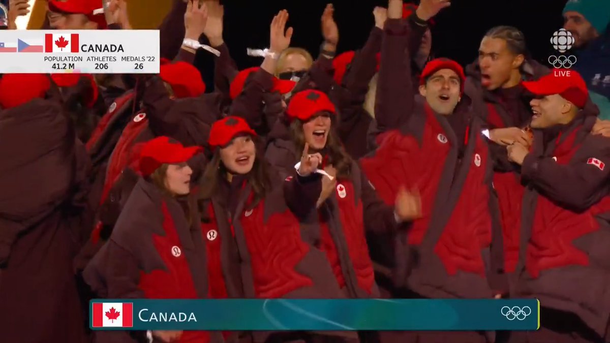 CANADA HAS ENTERED THE BUILDING 🇨🇦🚨

#MilanoCortina2026 https://t.co/Icya8BgrFq