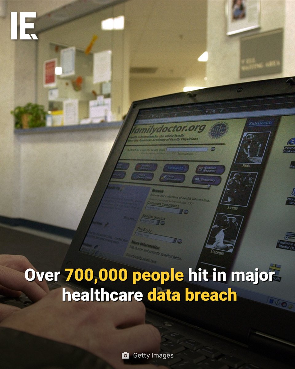 IntEngineering's tweet photo. A cyberattack on healthcare tech provider TriZetto Provider Solutions, owned by Cognizant, has now been confirmed to impact more than 700,000 individuals, far higher than first believed. The breach exposed highly sensitive personal data including names, birth dates, addresses, Social Security numbers, and health insurance details.
While medical records and treatment data were reportedly not accessed, security experts warn the stolen information still poses serious risks for identity theft, fraud, and targeted scams. The incident has already led to legal action and raised concerns over how long the intrusion went undetected.

 #databreach #healthcare #cybersecurity