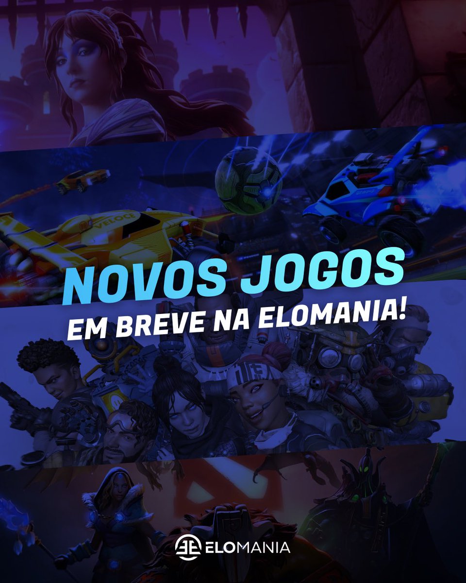 elomaniagg's tweet photo. Novidades chegando na Elomania 🔥

Nosso catálogo de jogos vai aumentar! Em breve anunciaremos serviços para mais jogos no nosso site 🎮

Quem sabe o seu jogo favorito esteja na lista 👀 Fique de olho para mais atualizações! https://t.co/GKjBTvEmeE