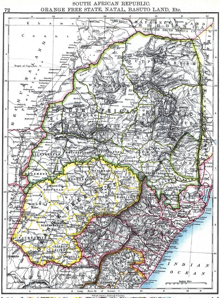 Swaziland map 1890
- the country's land had been whittled down, closer to its final state. If you look closer you can see land that had yet to be assigned to the Boers