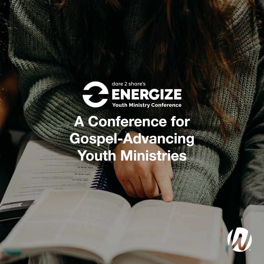 wordoflife's tweet photo. If you’re ready to move from hoping students hear the gospel to planning for it, Energize Conference is for you! In partnership with @Dare2Share, Energize focuses on a clear framework for Gospel Advancing youth ministry. 

Register today → https://t.co/2HRbFnxHx7 https://t.co/NeHRRCgvKt