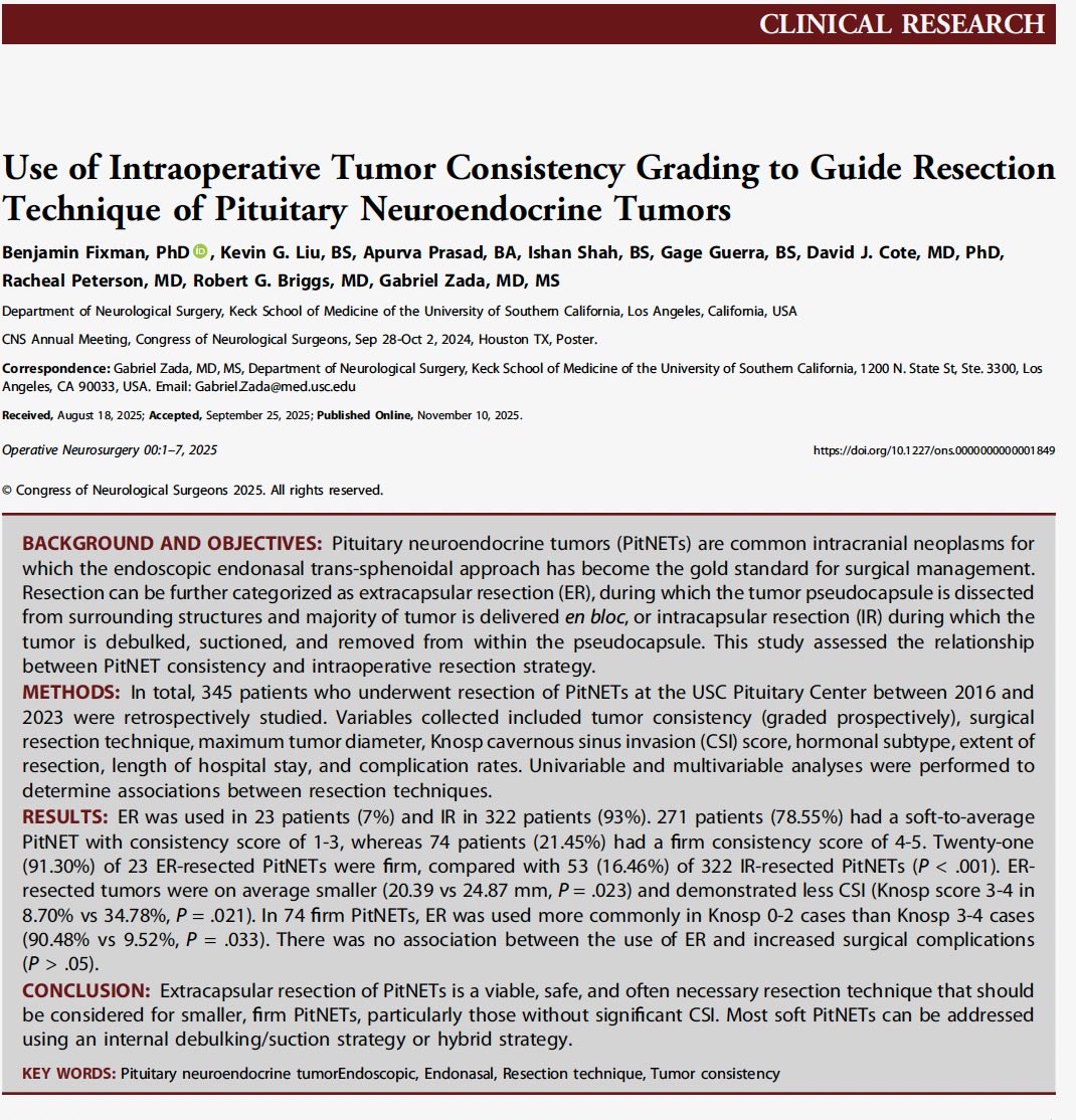 Gabriel Zada, MD, MS tweet media