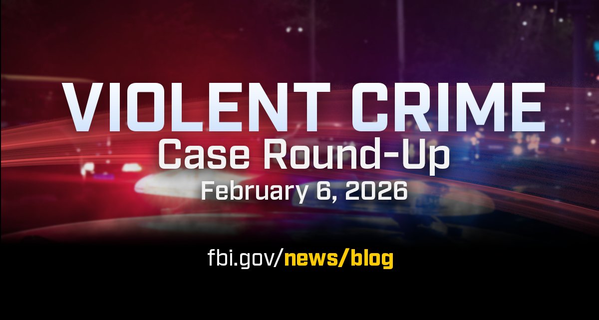 The FBI plays a crucial role in combating violent crime nationwide. Read this recent round-up of violent crime stories: fbi.gov/news/news-blog…