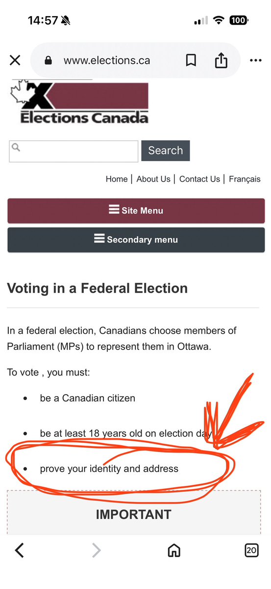 I was thinking…
To all the Democrats pleading not to have a valid ID to vote and want to move to Canada since they hate Trump, I have news for you.
Here in Canada, you are REQUIRED to show some ID to vote in a federal election…. 
How screwed are you now?
#voterid