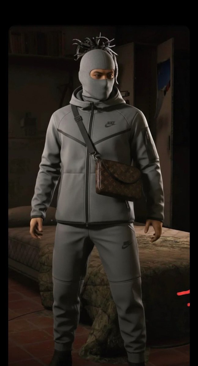 JD_Nasty's tweet photo. Just picked up the new Arc Raiders skin. 

What yall think? 😂 

#ArcRaiders #Skins #NikeTech https://t.co/Tpt375scrI