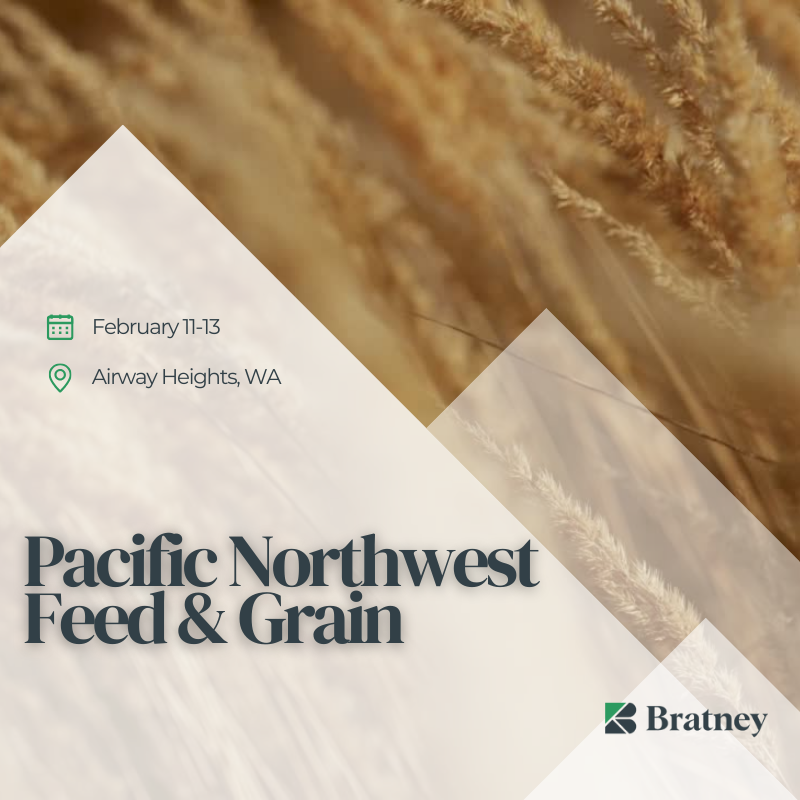 Join us at Pacific Northwest Feed &amp; Grain in Airway Heights, WA, Feb 11–13!

We’re excited to connect with feed &amp; grain professionals and share how Bratney supports operations across the industry.
#PNWGFA #Bratney