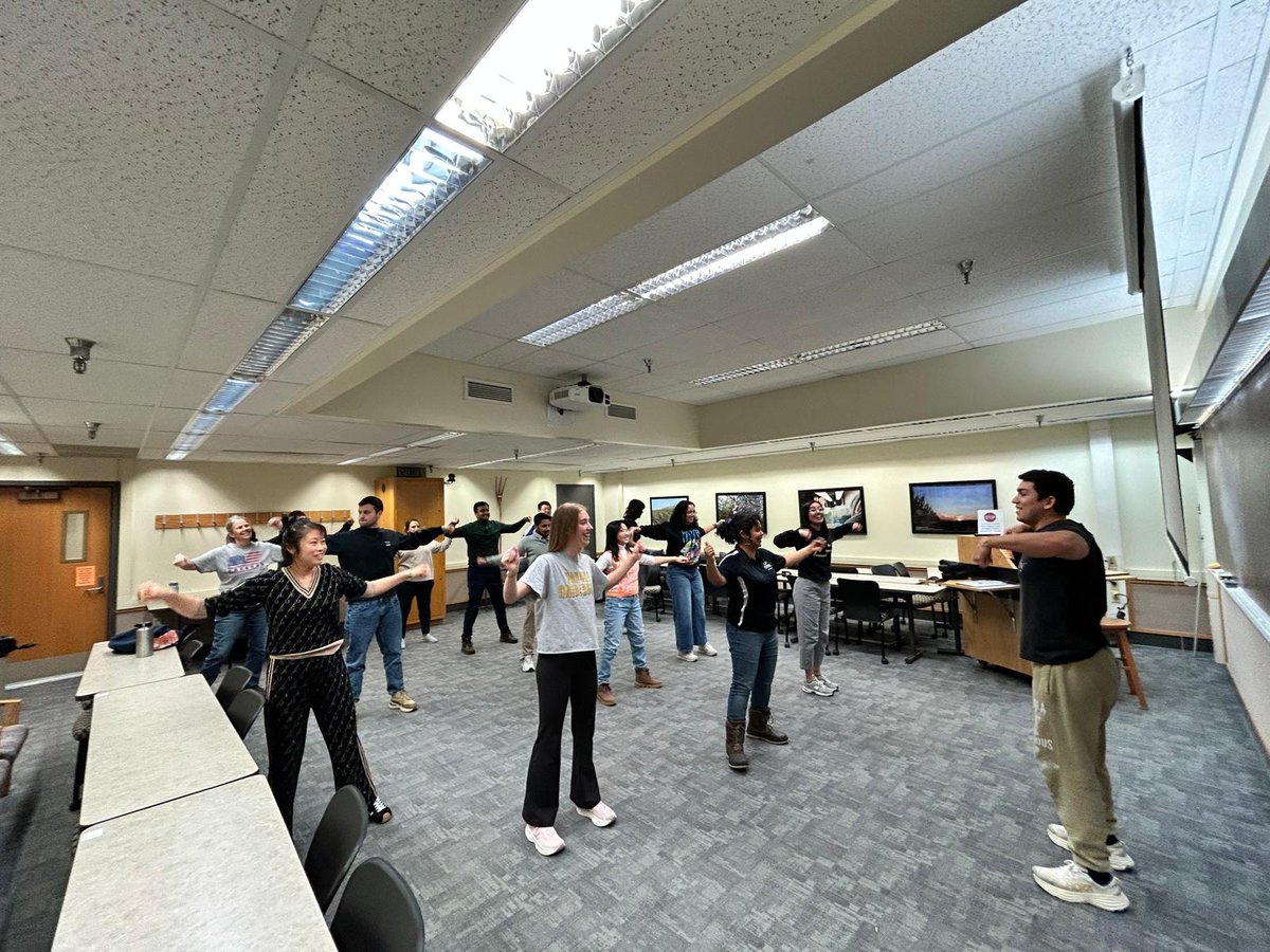 PurdueAgroeco's tweet photo. We took a break from research this week with a fun and energetic boxing class led by Galo 🥊 Loved seeing so many people come out and join us for a much-needed midweek energy boost!! https://t.co/xb9OizlyhP