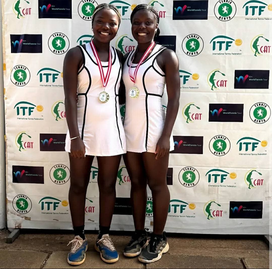 ZBCNewsonline's tweet image. Zimbabwe’s Kudzai and Kuzivaishe Chapepa won the doubles title at the ITF J30 Nairobi, beating South Korea’s Yewon Lee and Gyuree Nam 6-1, 6-3. The sisters also reached the singles semi-finals.