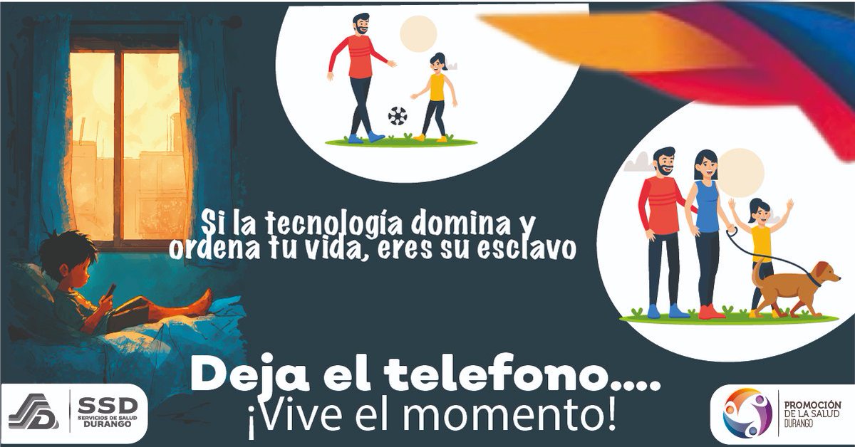 📱 Si la tecnología domina y ordena tu vida, ers su esclavo.

Deja el teléfono y ¡Vive el momento!