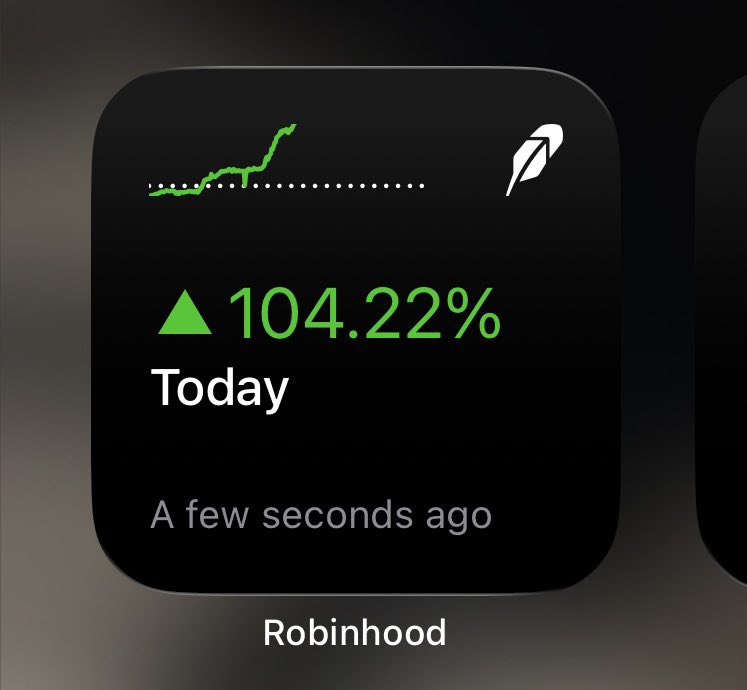 Deployed capital into yesterday’s market weakness. Strong follow through today. Portfolio up 104%. 💥
