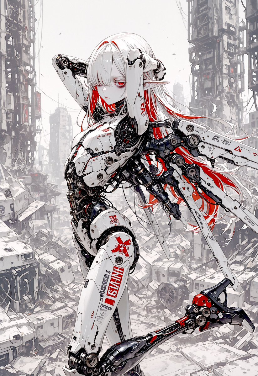 palealloy's tweet image. #Aiart #cyborg 
Good Night