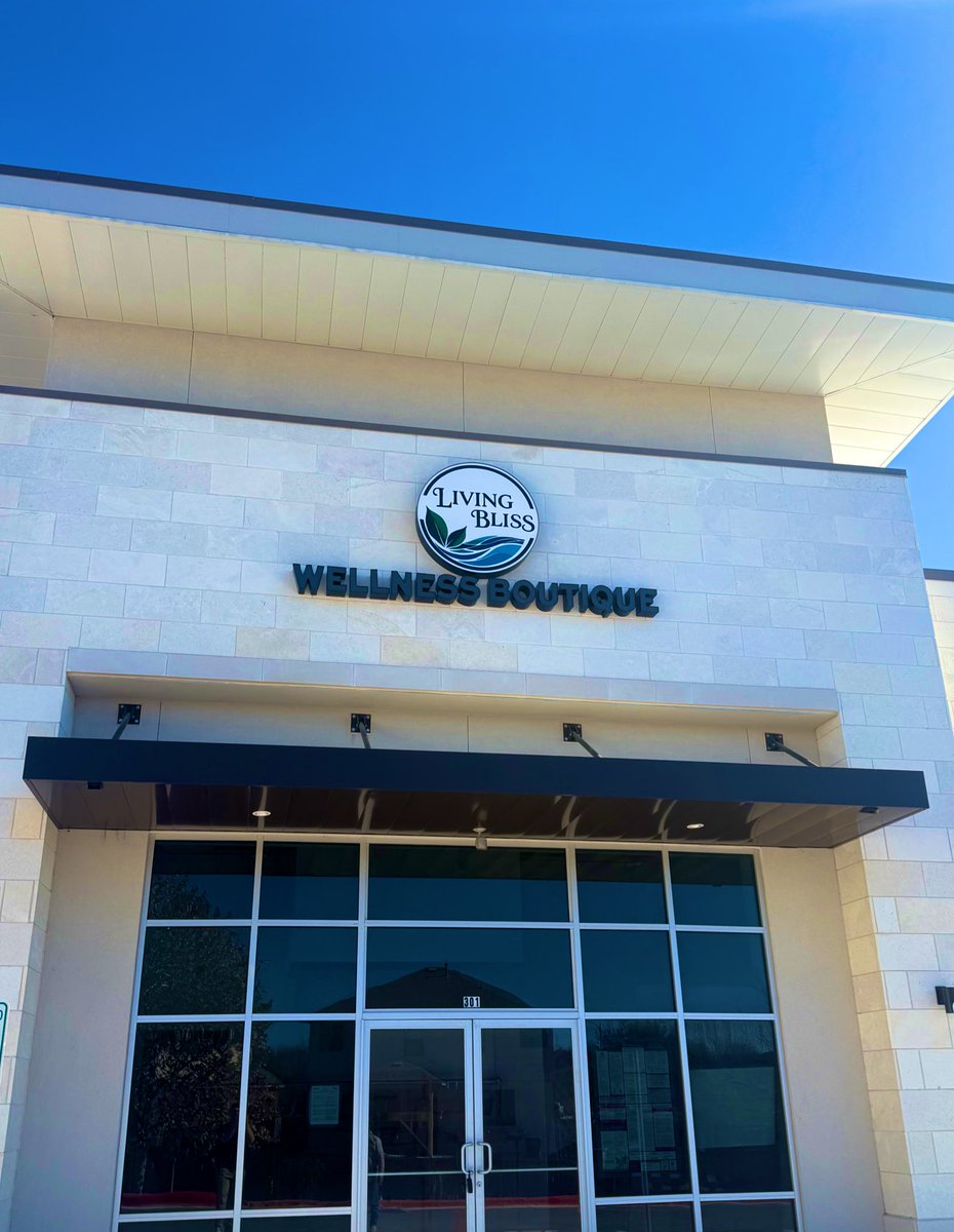 LivingBlissUS's tweet photo. Update! We have our official sign mounted! We are opening Mid-March for a Grand Opening late April! https://t.co/nxHMD0NvYf