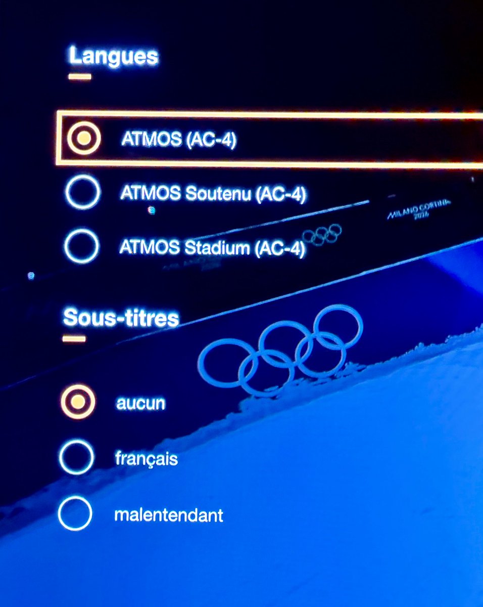 ludomon's tweet photo. @ultrakfr @LelloucheNico France 2 diffuse bien en UHD HDR10 sur @OrangeTV_fr fibre avec 3 canaux Dolby Atmos distinctes. https://t.co/12gsYmFIHk
