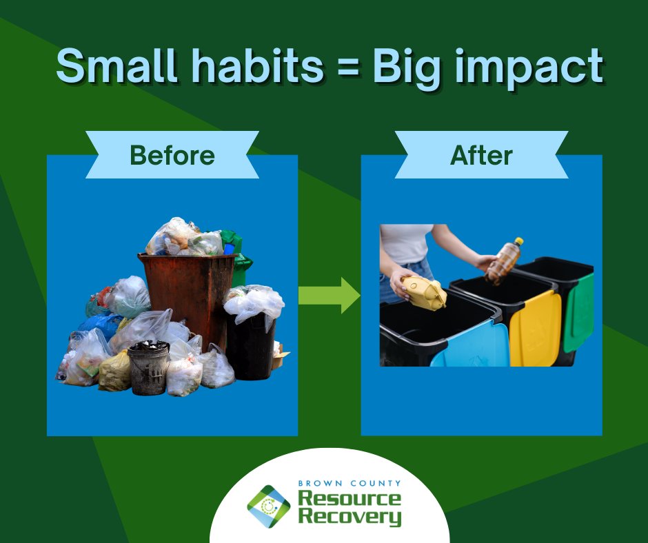 A little organization makes recycling easier.

Sort right. Store special items separately. Recycle smarter. ♻️

#SmallHabits #BigImpact